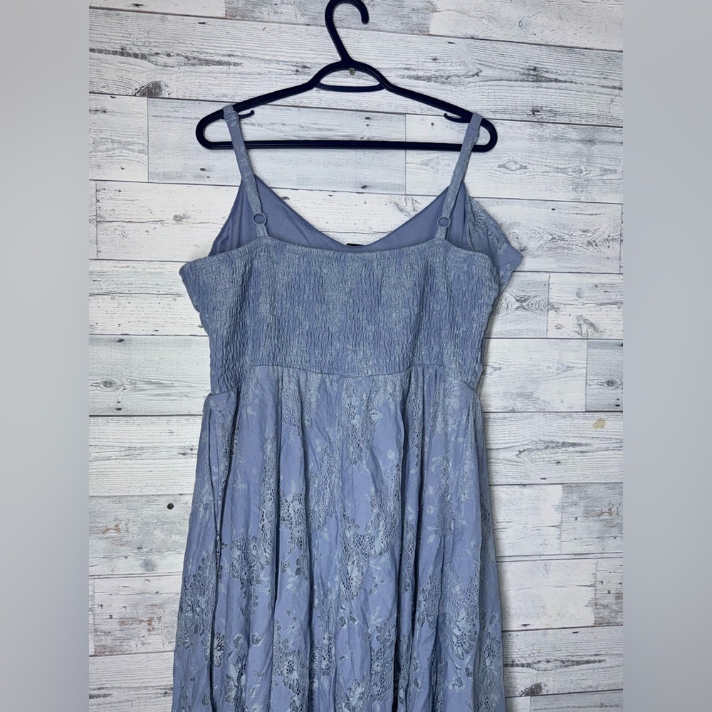 torrid Light Blue Floral Lace Maxi Dress - Picture 13 of 16